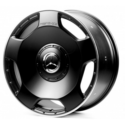 Диски Replica Mercedes (MR63) satin black lip polished