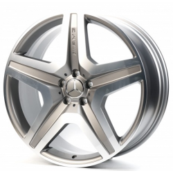 Mercedes (MR706C) matt graphite machined face