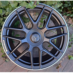 Mercedes (MR8011B) matt black lip polished