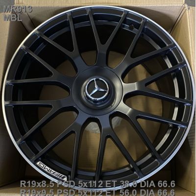 Диски Replica Mercedes (MR913) 9,5x19 5x112 ET56 DIA66,6 (MBL)