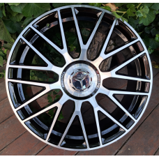 Replica Mercedes (MR932) 9,5x20 5x112 ET43 DIA66,6 (gloss black machined face)