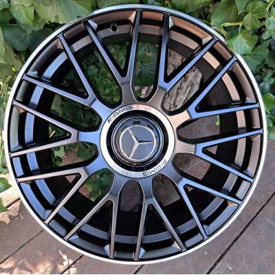 Диски Replica Mercedes (MR932) satin black lip polished