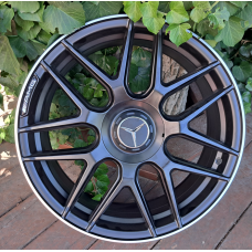 Replica Mercedes (MR933) 8,5x19 5x112 ET38 DIA66,6 (satin black lip polished)
