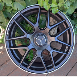 Mercedes (MR933) satin black lip polished