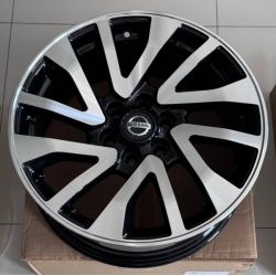 Nissan (NS1145) gloss black machined face