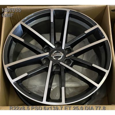 Диски Replica Nissan (NS1633) 8,5x22 6x139,7 ET25 DIA77,8 (GMF)