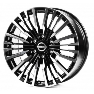 Диски Replica Nissan (NS891) 8x20 6x139,7 ET35 DIA78,1 (black machined face)