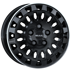 Mak Overland 7x17 5x112 ET51 DIA66,6 (gloss black mirror ring)