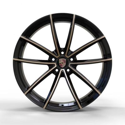Диски Replica FORGED PR9020 GLOSS_BLACK_INSIDE_GLOSS_BRONZE_OUTSIDE_FORGED R20 W9 PCD5x130 ET50 DIA71.5