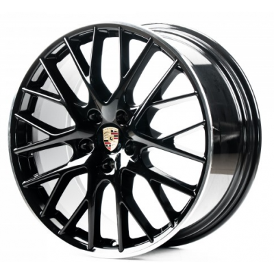 Диски Replica Porsche (PR03) gloss black machined lip