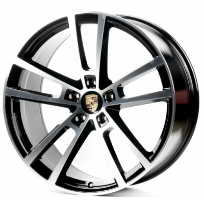 Диски Replica Porsche (PR3081) black machined face