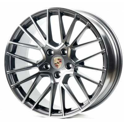 Диски Replica Porsche (PR704) gun metal machined face