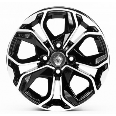 Диски Replica Renault (RN1381) gloss black machined face