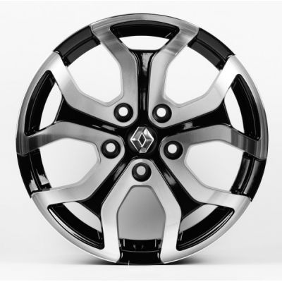 Диски Replica Renault (RN896) 6,5x16 5x114,3 ET50 DIA66,1 (gloss black machined face)