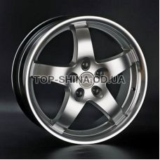 Replica Audi (A01) 10,5x22 5x112 ET19 DIA66,6 (gloss black milling)