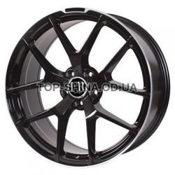 Mercedes (MR933) matt black lip polished