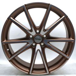 SL6 Vettore matt bronze machined face