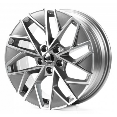 Диски Replica Skoda (SK444) satin grey machined face