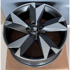 Replica Skoda (SK5625) 7,5x18 5x112 ET43 DIA57,1 (satin grey machined face)