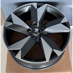 Skoda (SK5625) satin grey machined face
