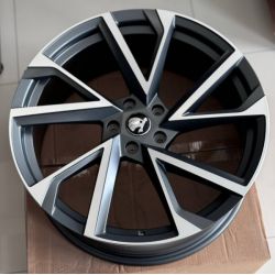 Skoda (SK5635) satin grey machined face
