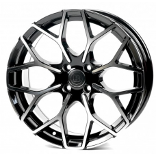 Replica Smart (SM1449) 7,5x17 4x100 ET25 DIA60,1 (gloss black machined face)