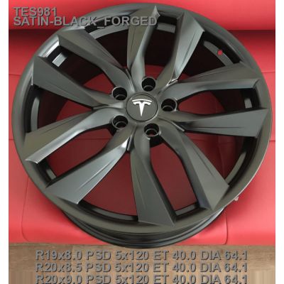 Диски Replica Tesla (TES981) 8x19 5x120 ET40 DIA64,1 (satin black)