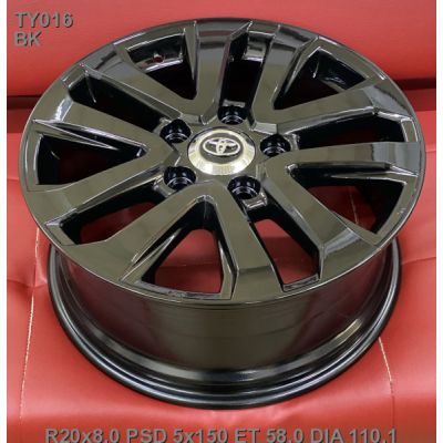 Диски Replica Toyota (TY016d) 8x20 5x150 ET58 DIA110,1 (BK)