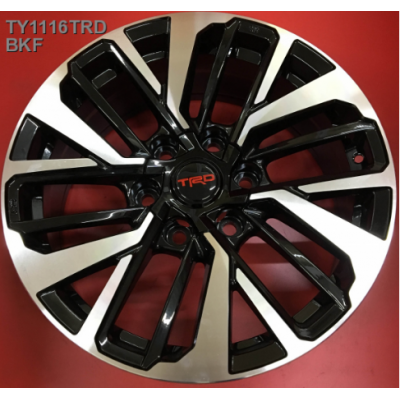 Диски Replica Toyota (TY1116TRD) 7,5x18 6x139,7 ET25 DIA106,1 (BKF)