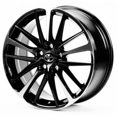 Диски Replica Toyota (TY3215) black machined face