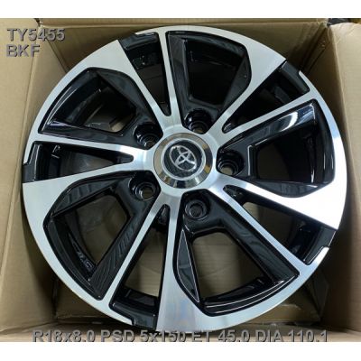 Диски Replica Toyota (TY5455) 8x18 5x150 ET45 DIA110,1 (BKF)