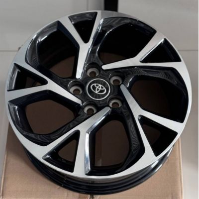 Диски Replica Toyota (TY690) black machined face