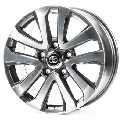 Диски Replica Toyota (TY706) 8,5x18 5x150 ET58 DIA110,1 (gun metal machined face)