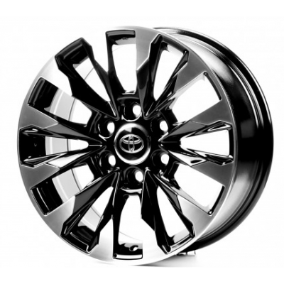 Диски Replica Toyota (TY880) black machined face