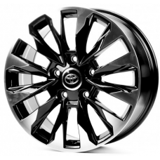 Replica Toyota (TY880/1) 8,5x20 5x150 ET58 DIA110,1 (black machined face)