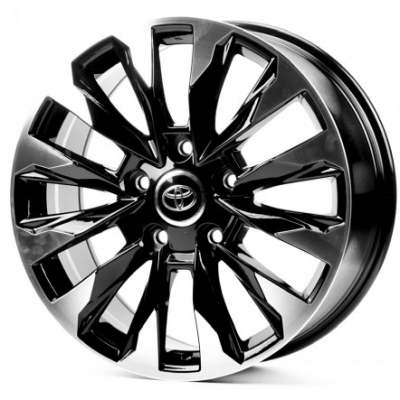 Диски Replica Toyota (TY880/1) black machined face