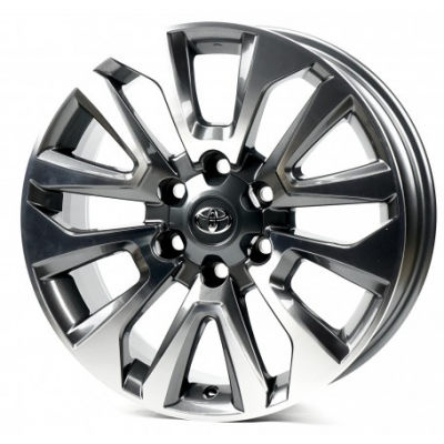 Диски Replica Toyota (TY904) 7,5x19 6x139,7 ET25 DIA106,1 (light grey machined)