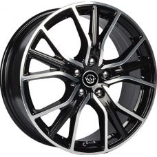 WSP Italy Toyota (WD004) Zurich 7,5x18 5x114,3 ET39 DIA60,1 (gloss black polished)