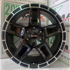 Mak Trek 9x20 6x139,7 ET55 DIA (gloss black mirror ring)