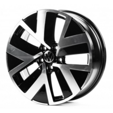 Replica Volkswagen (VV3353) 7x18 5x112 ET43 DIA57,1 (black machined face)