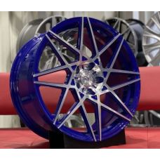 WS FORGED WS2107 GLOSS_BLUE_WITH_MACHINED_FACE_FORGED R19 W9.5 PCD5x114.3 ET52.5 DIA70.5
