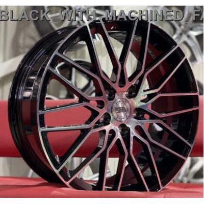 Диски WS FORGED WS594C gloss black machined face