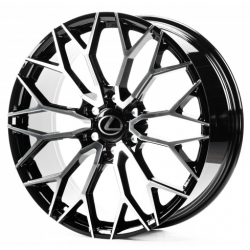 WS6-LX001 gloss black machined face