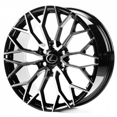 Диски WS Forged WS6-LX001 8,5x22 6x139,7 ET45 DIA95,1 (gloss black machined face)