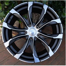 Replica Wald (W086) 10x22 5x150 ET40 DIA110,1 (satin black machined face)