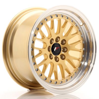 Диски JAPAN RACING JR10 Gold Machined Lip R16 W8 PCD4x100/108 ET20 DIA67.1