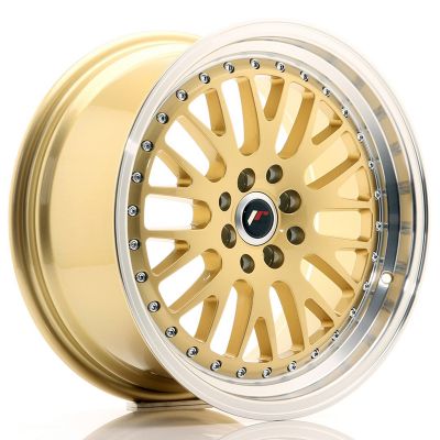 Диски JAPAN RACING JR10 Gold Machined Lip R17 W8 PCD4x100/114.3 ET35 DIA74.1