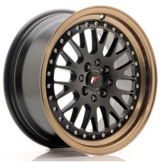 JAPAN RACING JR10 Matt Black Bronze Lip R16 W7 PCD4x100/108 ET30 DIA67.1