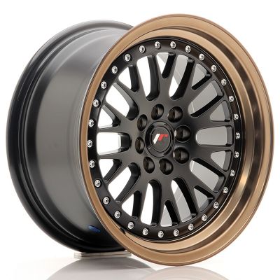 Диски JAPAN RACING JR10 Matt Black Bronze Lip R16 W8 PCD4x100/108 ET20 DIA67.1