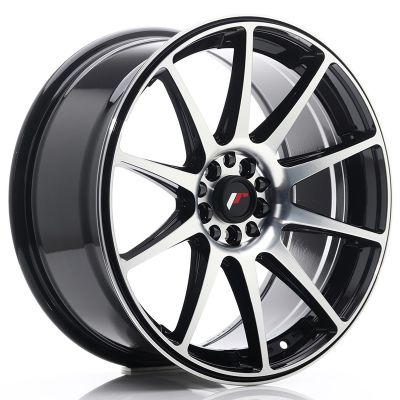 Диски JAPAN RACING JR11 Black Machined R18 W8.5 PCD5x114.3/120 ET30 DIA74.1